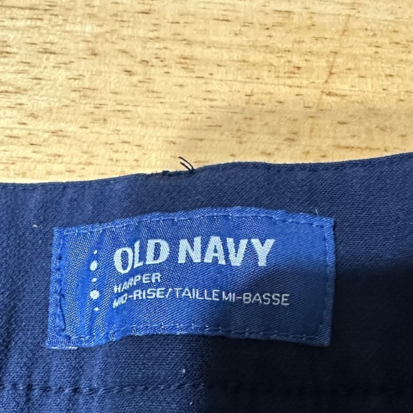 Old Navy Harper Mid-Rise Blue Trousers - Picture 1 of 3